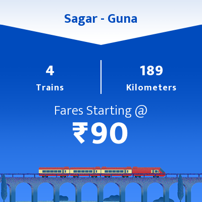 Sagar To Guna Trains